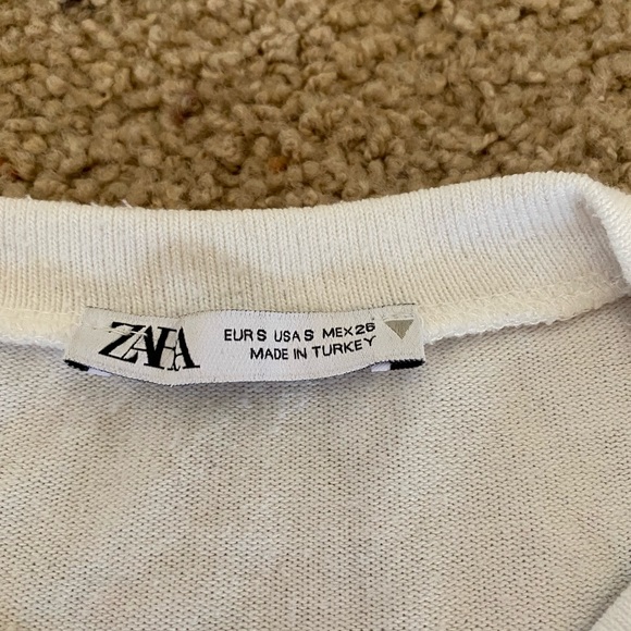 Zara Puff Sleeve T-Shirt - Picture 3 of 8